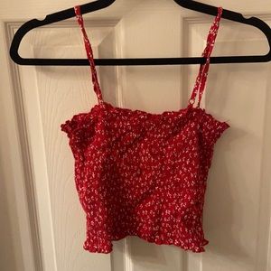 Tube top with straps